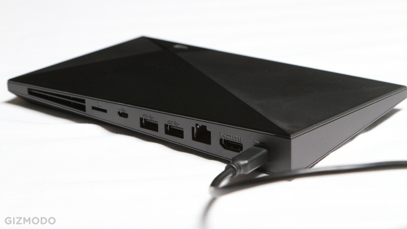 Illustration for article titled Nvidia Shield Console Hands-On: Yep, That's One Sleek Set Top Box